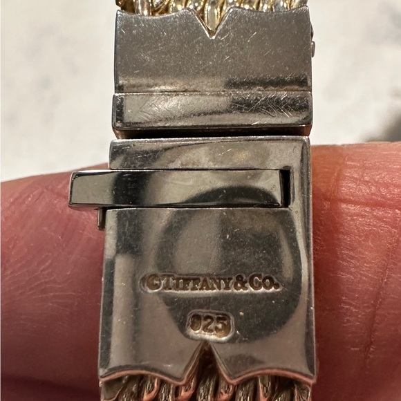 AUTHENTIC RETIRED Tiffany & Co Somerset Mesh choker - Picture 5 of 5